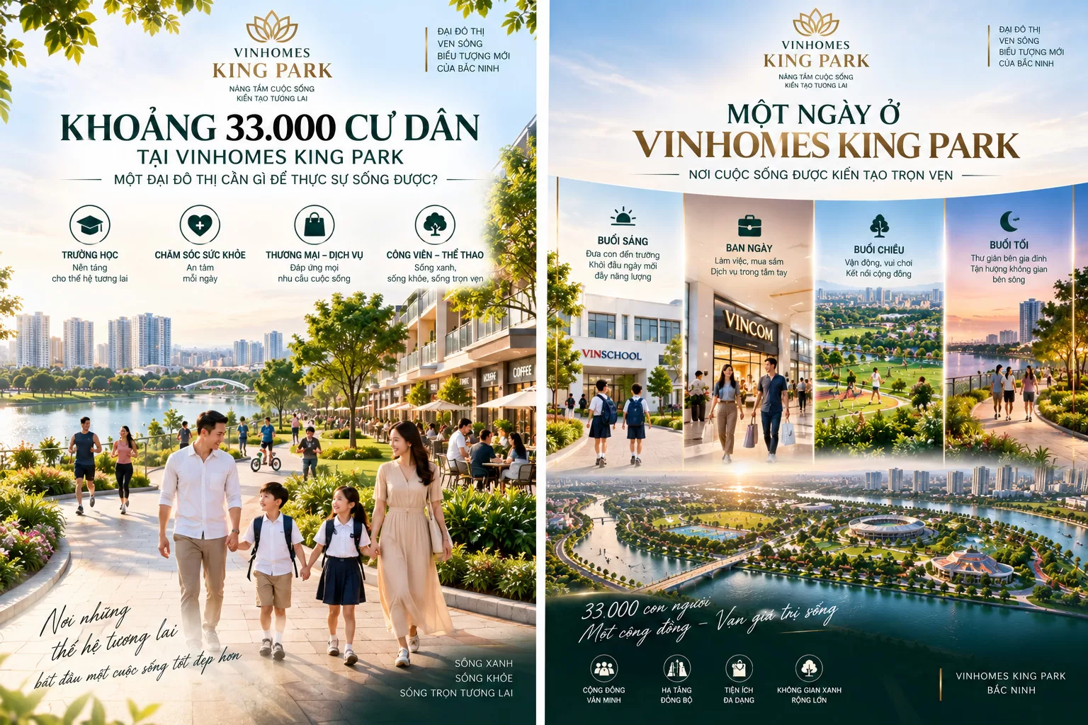 Khoảng 33.000 cư dân tại Vinhomes King Park: Một đại đô thị cần gì để thực sự sống được? Khoảng 33.000 cư dân tại Vinhomes King Park: Một đại đô thị cần gì để thực sự sống được?