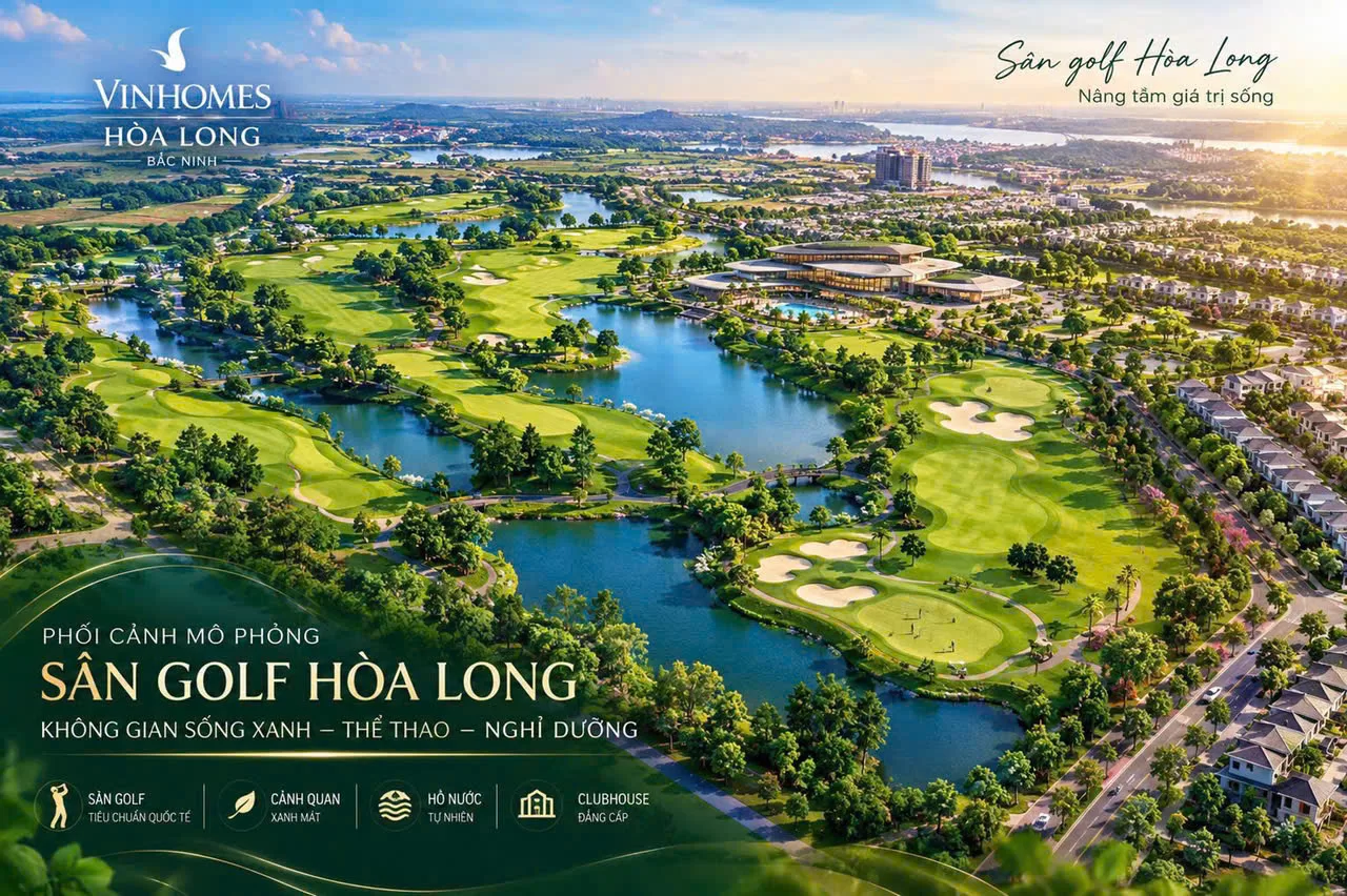 Sân golf Vinhomes King Park Bắc Ninh: Không gian thể thao giữa miền sinh thái sông Cầu Sân golf Vinhomes King Park Bắc Ninh: Không gian thể thao giữa miền sinh thái sông Cầu