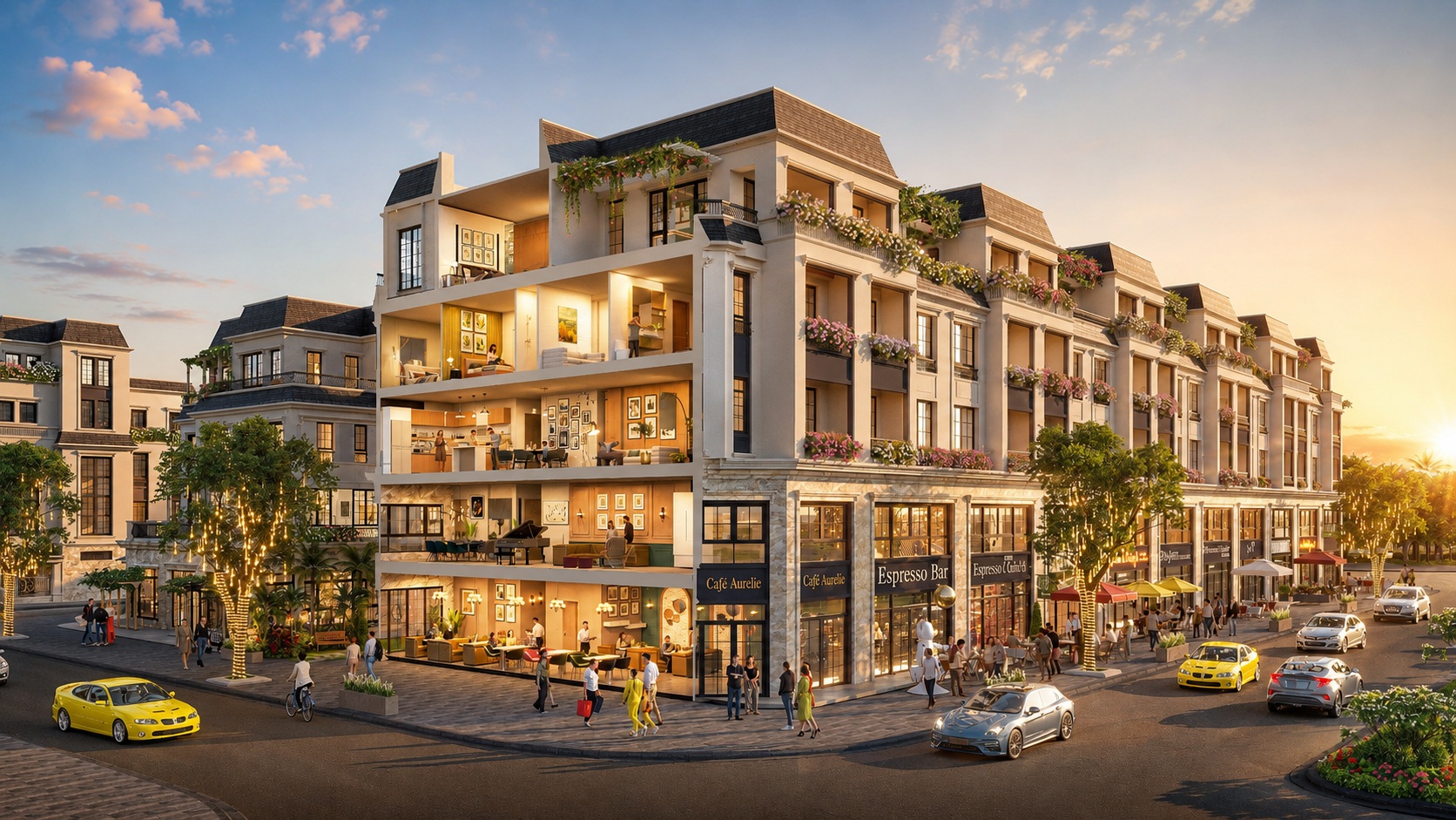 Shophouse Vinhomes King Park: khác biệt nằm ở cách không gian tạo giá trị mỗi ngày