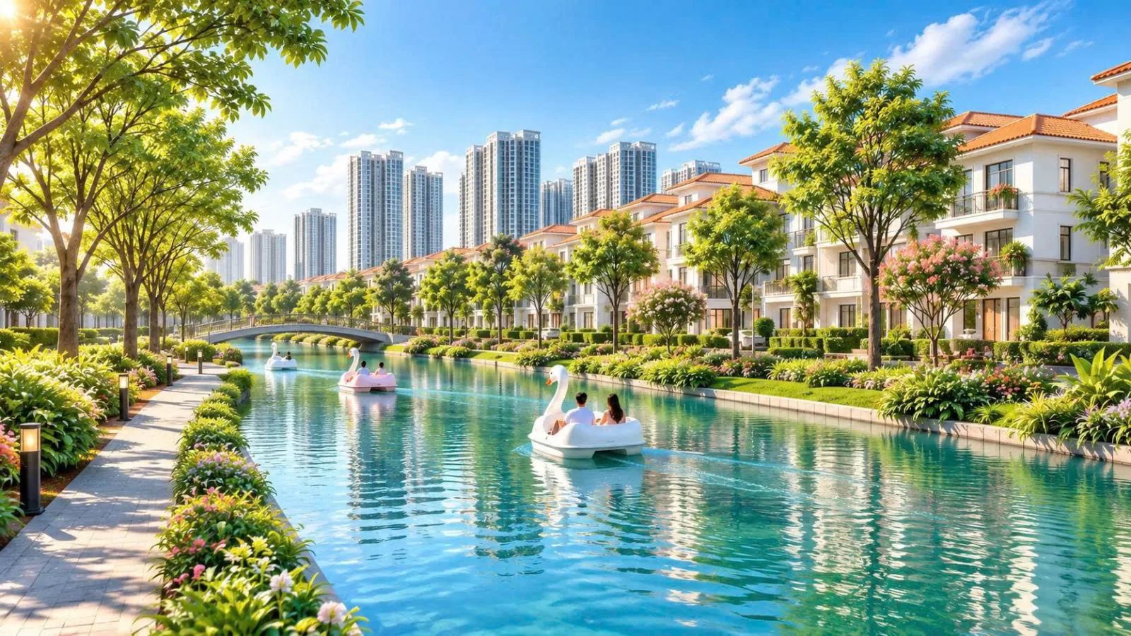 Không gian xanh Vinhomes King Park