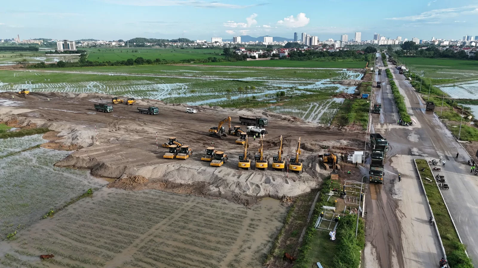 Hình ảnh hiện trạng khu vực Vinhomes King Park tại Hòa Long