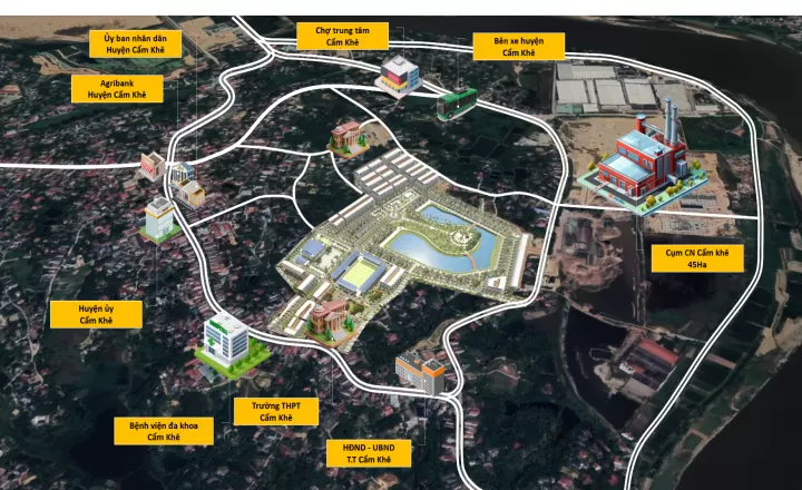 Cẩm Khê Central Park – Điểm giao thoa của những tuyến đường huyết mạch