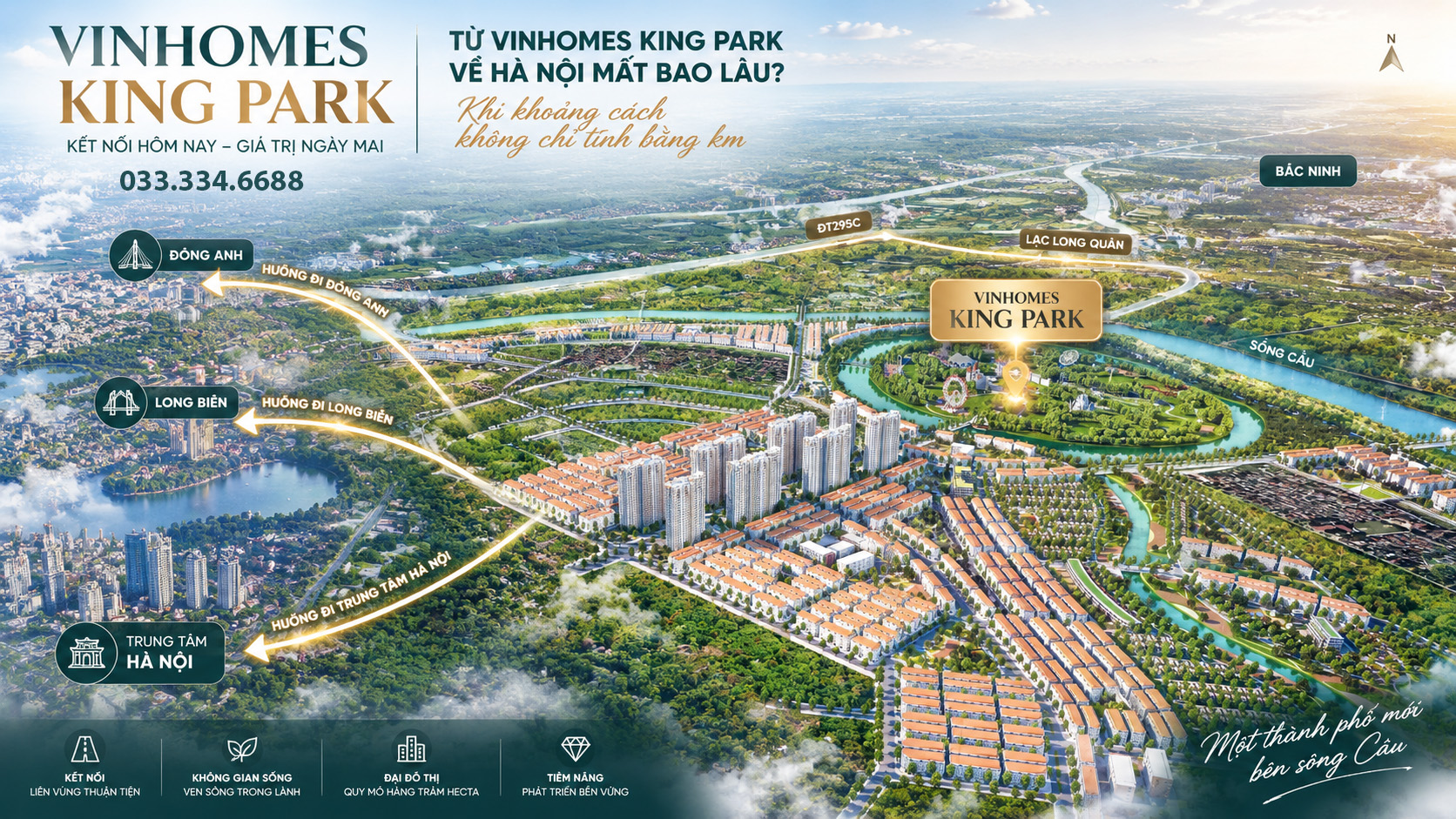 kết nối Vinhomes King Park Bắc Ninh kết nối Vinhomes King Park Bắc Ninh